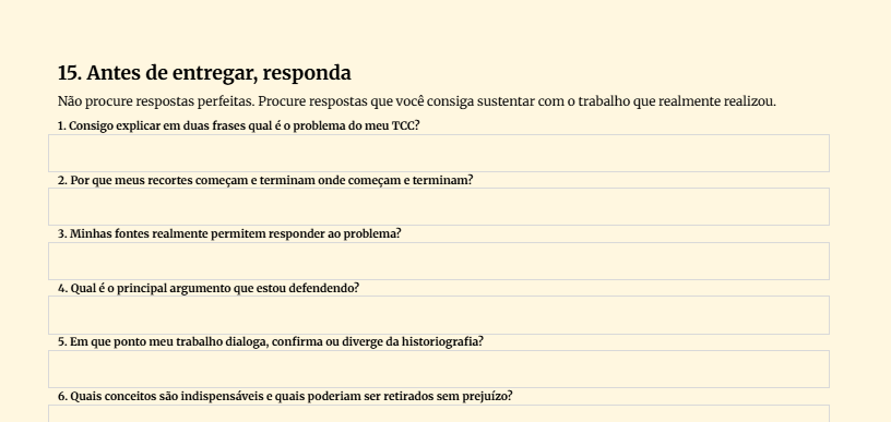 Caderno de Pesquisa
